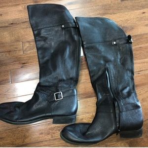 Knee High Leather Fall Boots 👢 🍃